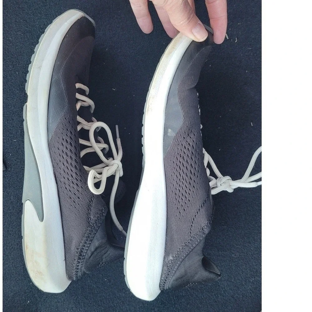 Olukai Kaholo Womens 8.5 Grey White Mesh Running Training Shoes 20491-4040